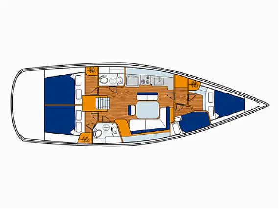 Oceanis 43 in Sukošan / D-Marin Dalmacija Marina - Photo 2