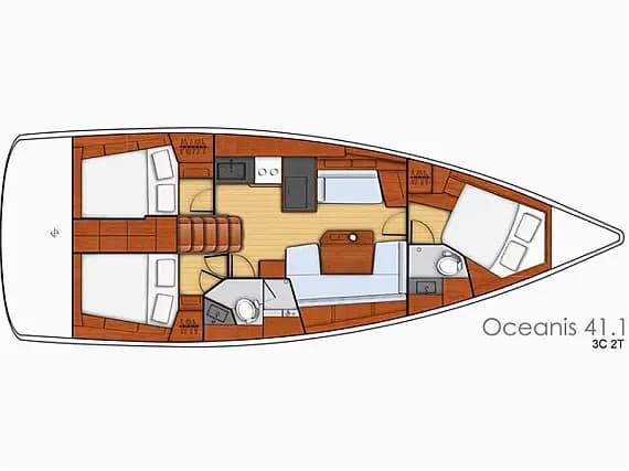 Oceanis 41.1 in Rhodes New Marina - Photo 2