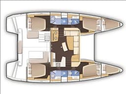 Lagoon 42 in Kalamata Marina thumbnail 4