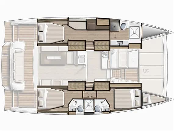 Bali 4.2 in Sardinia / Golfo Aranci / Mare Fun Charter & Marina - Photo 2
