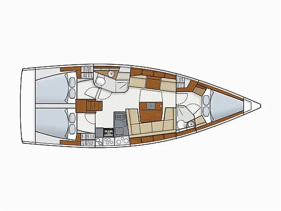 Hanse 415 in Rhodes New Marina - Photo 2