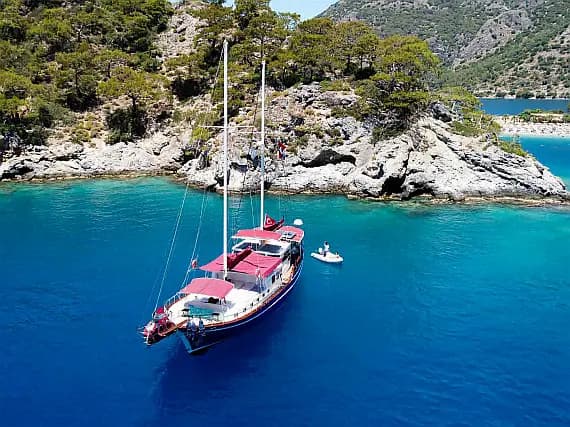 Gulet in Fethiye port - image 1
