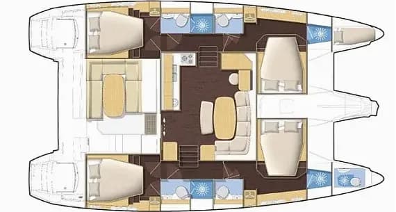 Lagoon 421 in Marmaris Yacht Marina - Photo 2