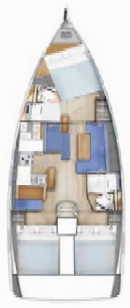 Sun Odyssey 410 in Sicily / Capo d'Orlando Marina thumbnail 4