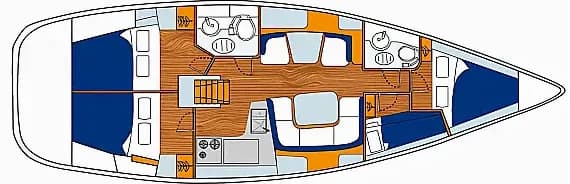 Sun Odyssey 43 in Fethiye / Ece Marina - Photo 2