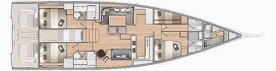 Oceanis 60 in Seget Donji / Marina Baotić - Photo 2