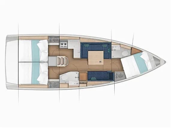 Sun Odyssey 380 in Pula / ACI Marina Pula - Photo 2