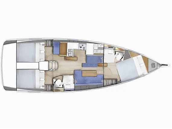 Sun Odyssey 410 in Corfu / Gouvia / D-Marin Marina Gouvia - Photo 2