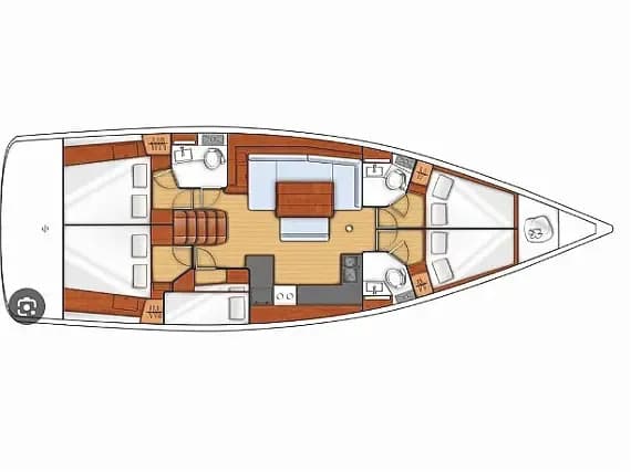Oceanis 48 in Kalamata Marina - Photo 2