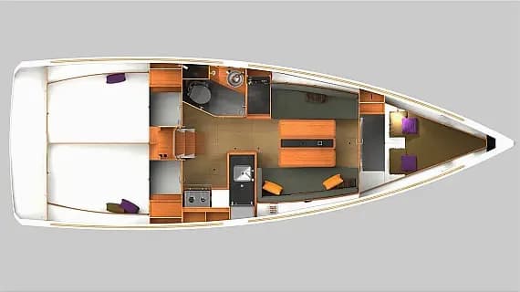 Sun Odyssey 349 in Sicily / Capo d'Orlando Marina - Photo 2