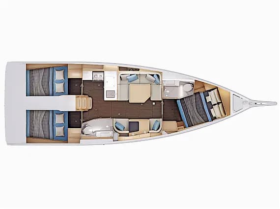 Sun Odyssey 415 in Pula / Tehnomont Marina Veruda - Photo 2