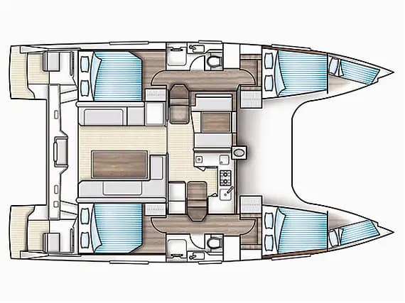Nautitech 40 Open in Krk / Punat / Marina Punat - Photo 2