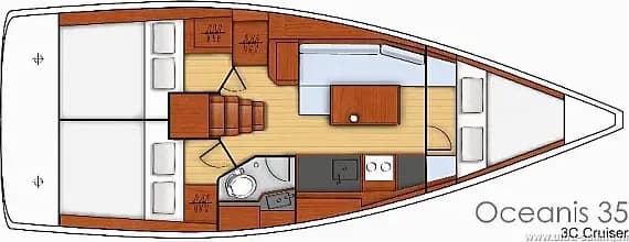 Oceanis 35.1 in Split / ACI Marina Split - Photo 2
