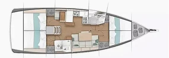 Sun Odyssey 440 in Pula / Marina Polesana - Photo 2