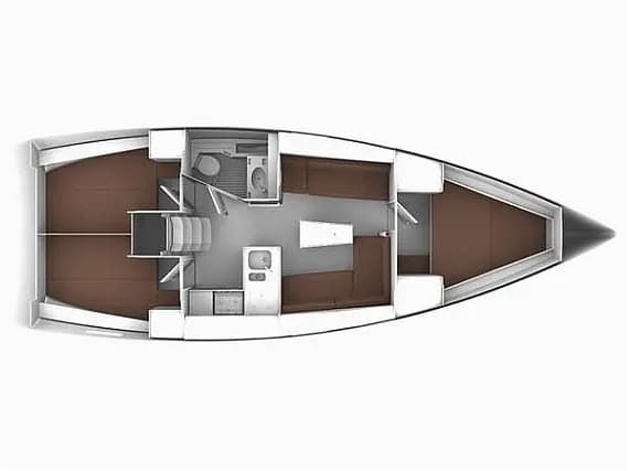 Bavaria Cruiser 37 in Corfu / Gouvia / D-Marin Marina Gouvia - Photo 2