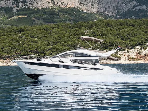 Galeon 430 Skydeck in Makarska harbor - image 1