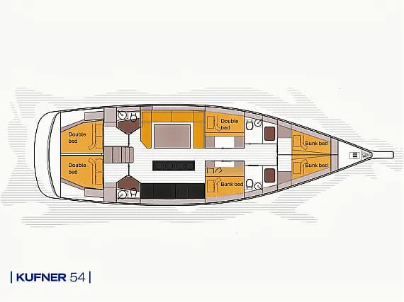 D&D Kufner 54 Exclusive in Trogir / ACI Marina Trogir - Photo 2