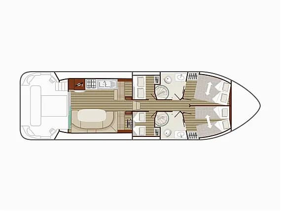 Deck plan of Nicols Estivale Octo in Grez-Neuville