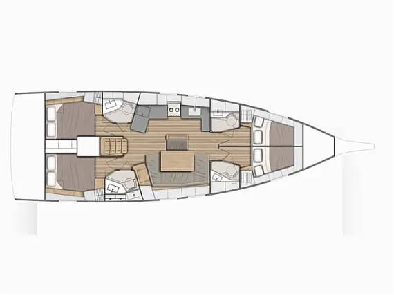 Oceanis 46.1 in Göcek Mucev Marina - Photo 2