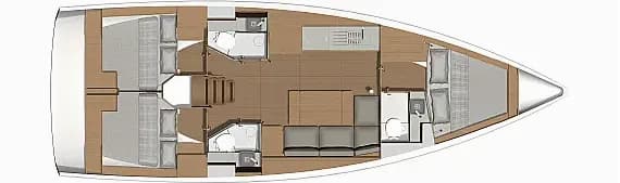 Dufour 390 Grand Large in Corfu / Gouvia / D-Marin Marina Gouvia - Photo 2