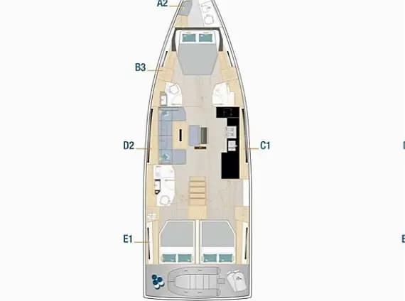 Hanse 510 in Ibiza / Marina Ibiza - Photo 2