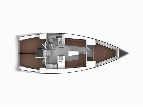 Bavaria Cruiser 37 in Sicily / Capo d'Orlando Marina - Photo 2