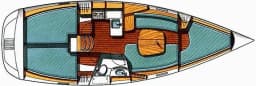 Oceanis 331 in Trogir / ACI Marina Trogir thumbnail 2