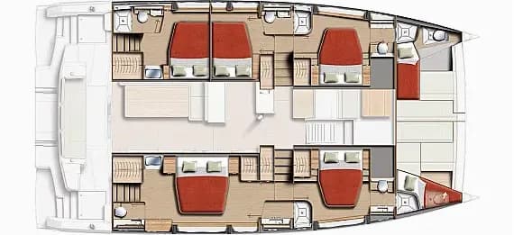 Planul punții pentru Bali 5.2 in Mallorca / Andratx / Puerto de Andratx