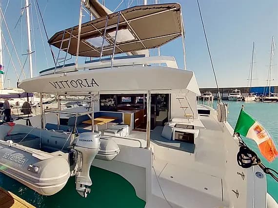Dufour Catamaran 48 in Sardinia / Olbia / Marina Golfo Cugnana - Photo 1