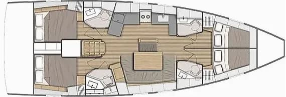 Oceanis 46.1 in Medulin / Marina Medulin - Photo 2