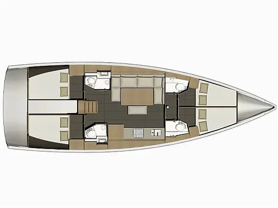 Dufour 460 Grand Large in Sicily / Furnari / Marina Portorosa - Photo 2