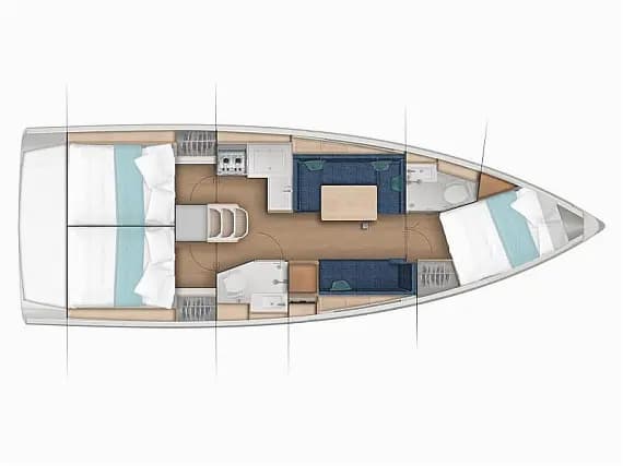 Sun Odyssey 380 in San Vincenzo / Marina di San Vincenzo - Photo 2