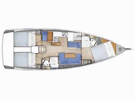 Sun Odyssey 410 in Athens / Alimos Marina - Photo 2