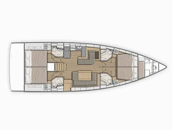 Oceanis 51.1 in Primošten / Marina Kremik - Photo 2