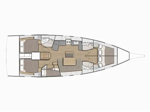 Oceanis 46.1 in Göcek Mucev Marina - Photo 2