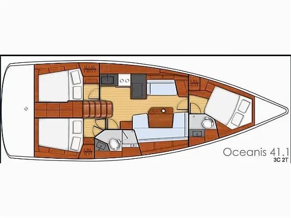 Oceanis 41.1 in Puntone / Marina di Scarlino - Photo 2