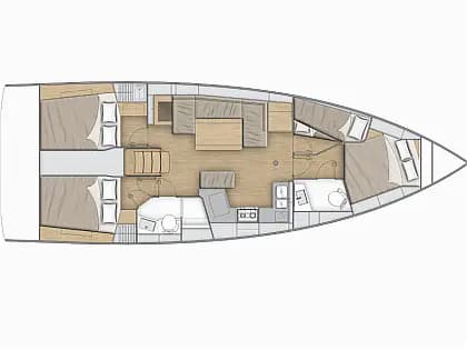 Oceanis 40.1 in Sukošan / D-Marin Dalmacija Marina - Photo 3
