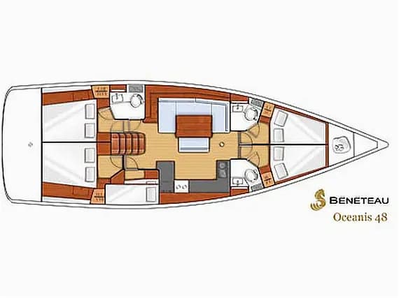 Oceanis 48 in Kaštel Gomilica / Marina Kaštela - Photo 2
