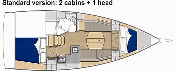 Oceanis 34.1 in Dubrovnik / ACI Marina Dubrovnik - Photo 2