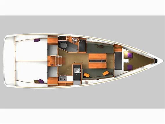 Sun Odyssey 349 in Split / ACI Marina Split - Photo 2