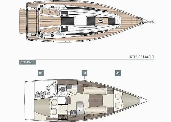 Dehler 34 in Stockholm - Saltsjöbaden / Saltsjö Pir Marina - Photo 2