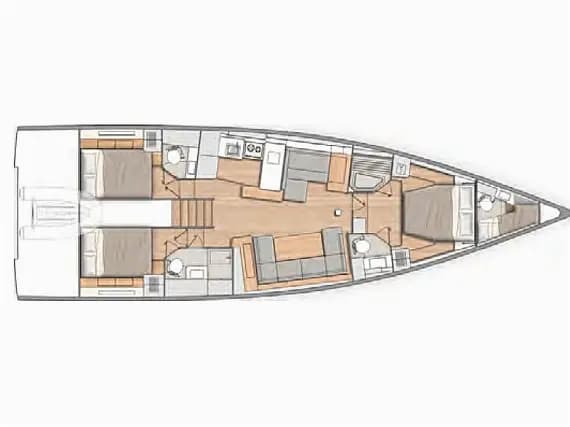 Oceanis 54 in Kaštel Gomilica / Marina Kaštela - Photo 2