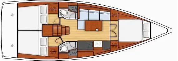 Oceanis 38 in Sukošan / D-Marin Dalmacija Marina - Photo 2