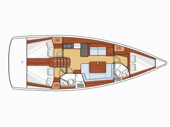 Oceanis 41 in Fethiye / Ece Marina - Photo 2