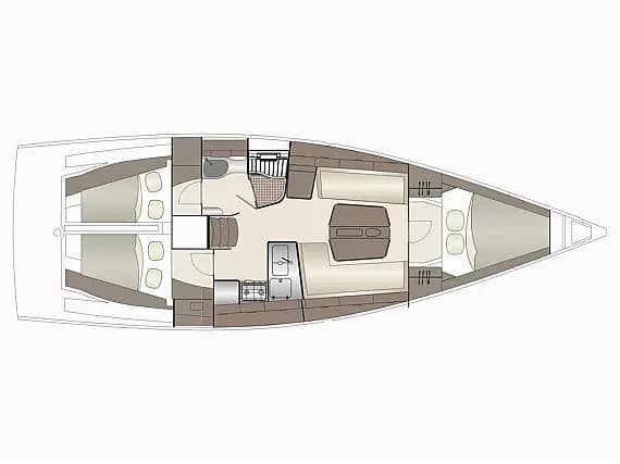Dehler 38 in Krk / Punat / Marina Punat - Photo 2