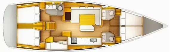 Sun Odyssey 519 in Mallorca / Palma de Mallorca / La Lonja Marina Charter - Photo 2