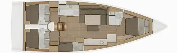 Dufour 430 in Sardinia / Porto Rotondo / Punta Nuraghe - Photo 2