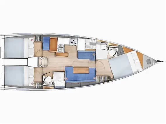 Sun Odyssey 410 in Orhaniye / Marti Marina - Photo 2