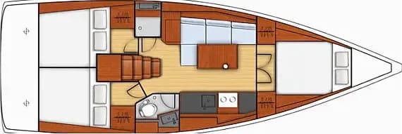 Oceanis 38.1 in Arzon / Port du Crouesty - Photo 2
