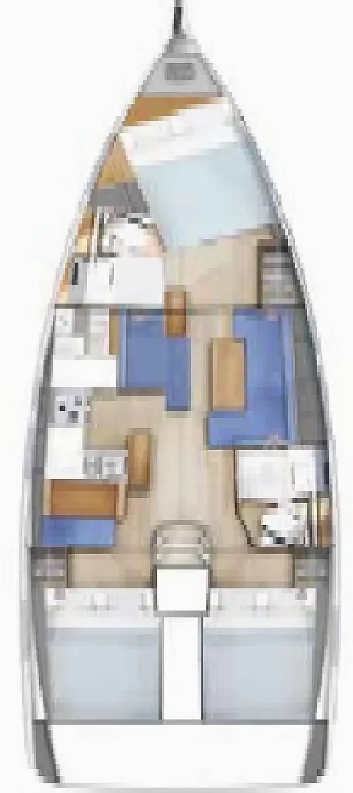 Sun Odyssey 440 in Sicily / Capo d'Orlando Marina - Photo 5